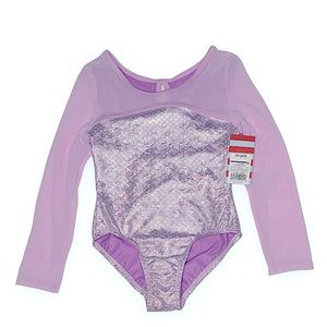 Cat & Jack Gymnastics/ Dance Iridescent Mermaid Scale Print